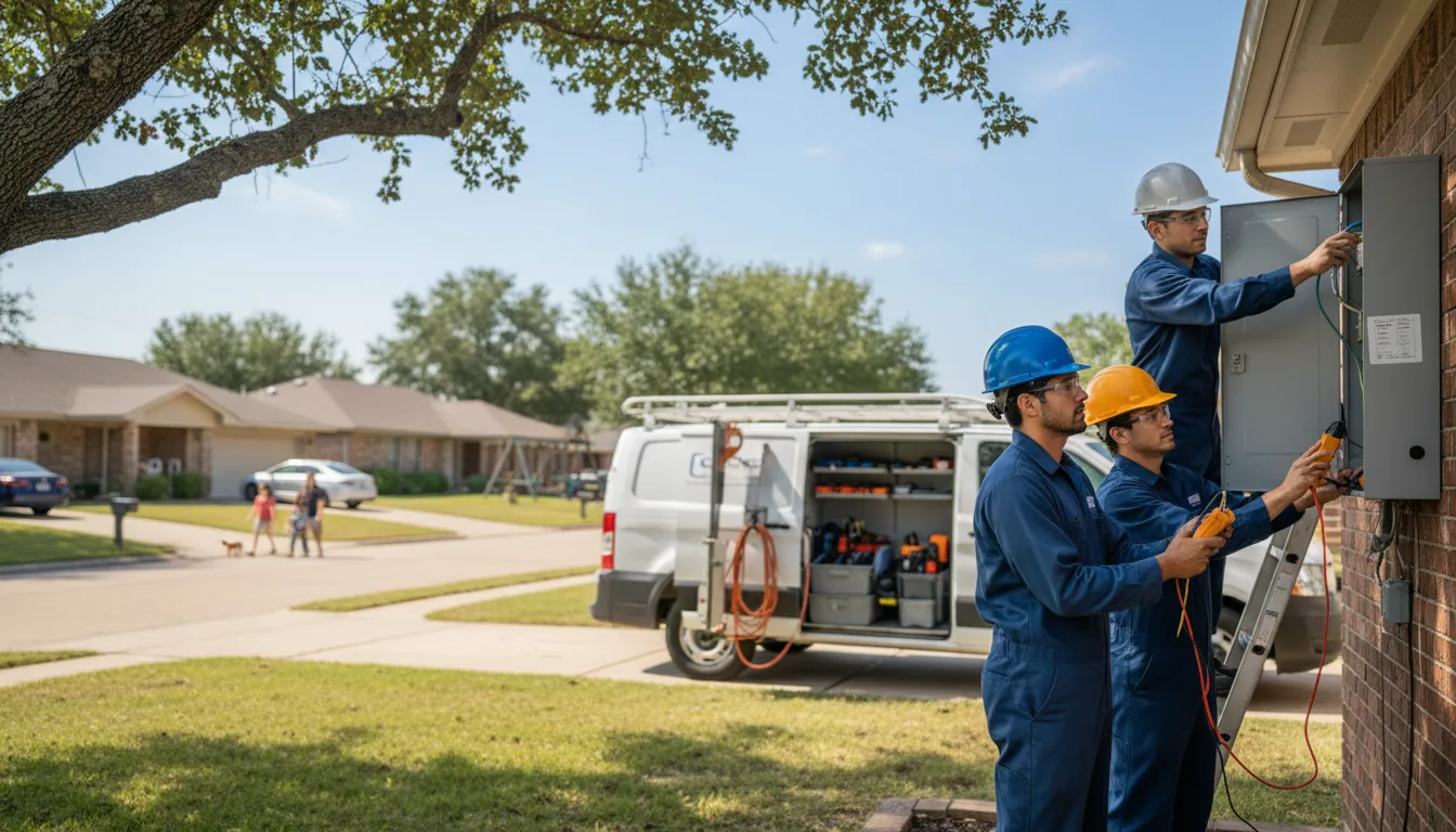 Certified electrician providing emergency electrical services in Diboll, TX